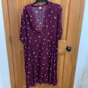 Adorable floral dress. Only worn ONCE! Size xxl
